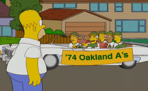 1974 A's Simpsons