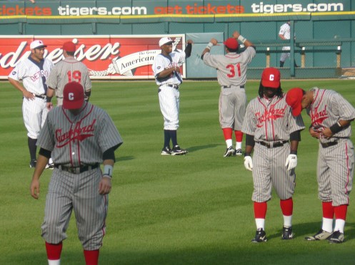 tigers and Pirates Negro League Day
