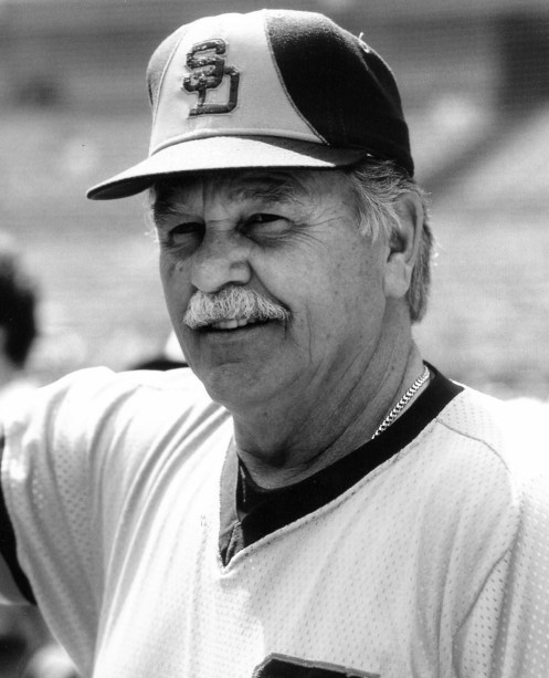 Dick Williams Padres b&w