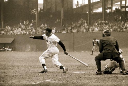 Willie Mays 1957 polo grounds
