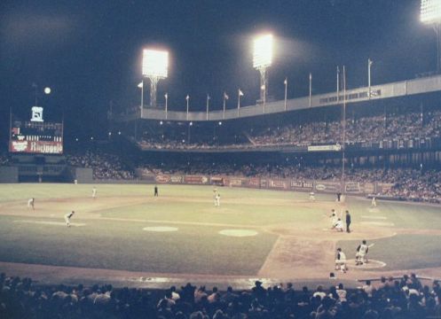 Polo Grounds at Night