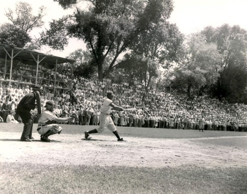 Jackie Robinson at  1951 Hall Of Fame Game
