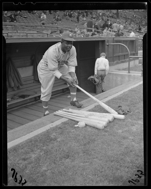 Jackie Robinson - Montreal Royals Dugout