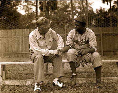 Rickey and Jackie Montreal Royals