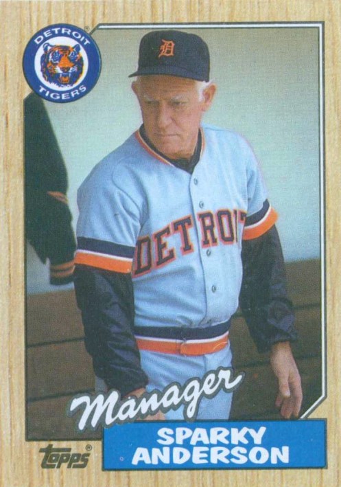 Sparky Anderson 1987 Topps