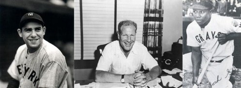 Yogi Berra, Bill Veeck, Josh Gibson