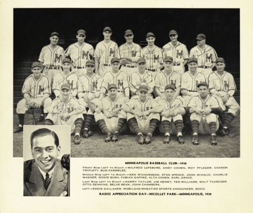 1938 Minneapolis Millers (Ted Williams)