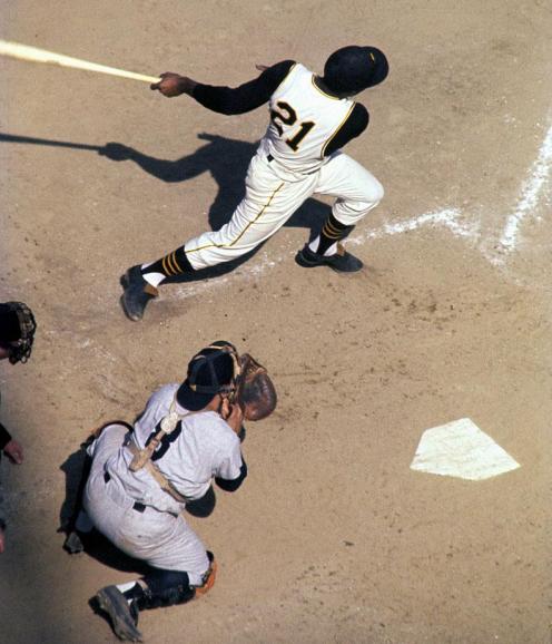 Clemente and Berra 1960 World Series