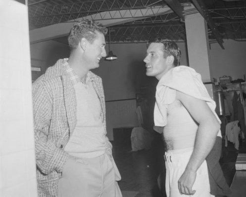 Ted Williams and Jimmy Piersall