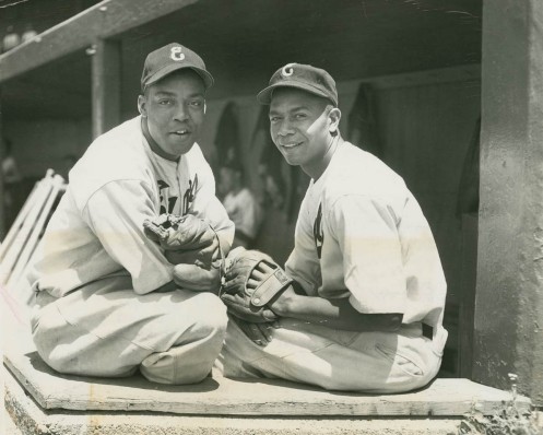 1947 Monte Irvin & Larry Doby Newark Eagles