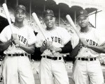 Monte Irvin, WIllie Mays, Hank Thompson 1951&nbsp;WS